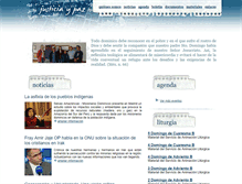 Tablet Screenshot of justiciaypaz.dominicos.org