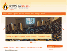 Tablet Screenshot of jubileo.dominicos.org
