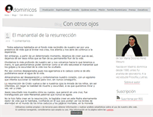 Tablet Screenshot of conotrosojos.dominicos.org