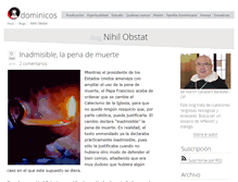 Tablet Screenshot of nihilobstat.dominicos.org